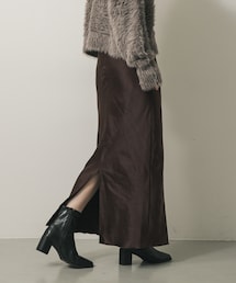 SENSE OF PLACE by URBAN RESEARCH | サテンアイラインスカート(スカート)