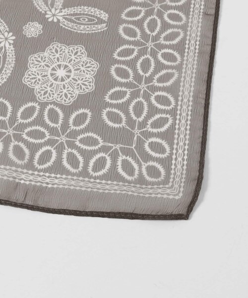 KBF（ケイビーエフ）の「シアーアソートスカーフ（バンダナ/スカーフ・レディース・KHAKI/BLUE/RED・One）」の6枚目の写真