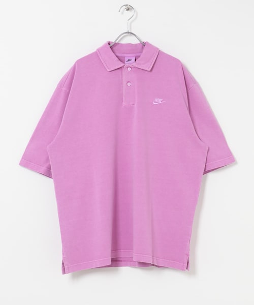 URBAN RESEARCH Sonny Label（アーバンリサーチサニーレーベル）の「NIKE　NK CLUB JERSEY POLO WASHE（ポロシャツ・メンズ・OBSIDIAN/MALACHITE/LT MAGENTA・M/L）」の20枚目の写真