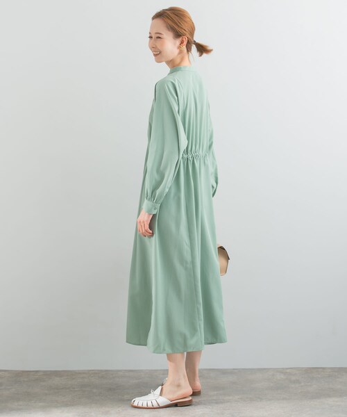 URBAN RESEARCH ROSSO（アーバンリサーチロッソ）の「パネルデザインシャツワンピース（ワンピース・レディース・MINT/STRIPE/NAVY・FREE）」の9枚目の写真
