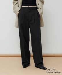 ADAM ET ROPE' | 【WEB限定】骨格別スラックスパンツ（ストレート/ウェーブ/ナチュラル）(スラックス)