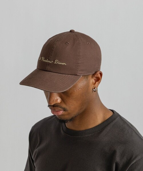Saturdays NYC（サタデーズ ニューヨークシティ ）の「Harlow x Saturdays NYC Diners Cap（キャップ・レディース・オフホワイト/ダークブラウン/サックス/ピンク・F）」の22枚目の写真