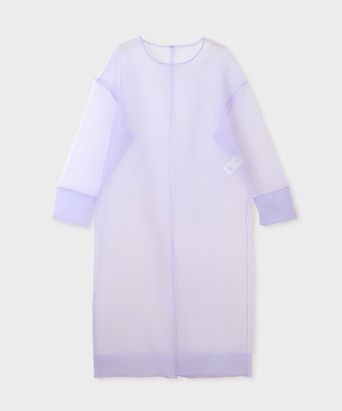 ROPE'(ロペ)の「【near.nippon(ニアー ニッポン)】SHEER DRESS|レイヤードドレス(ワンピース・レディース・ラベンダー/ブラック・F)」の17枚目の写真
