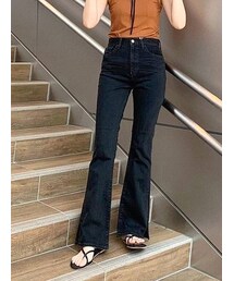 Ungrid | ストレッチフレアデニム(デニムパンツ)