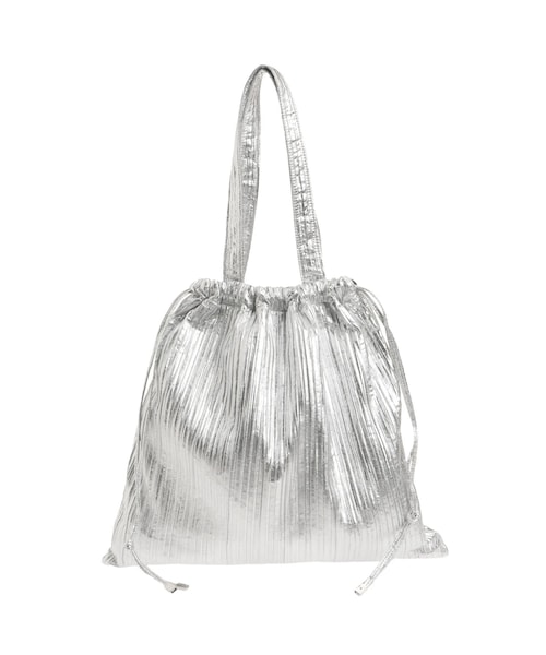 ELENDEEK（エレンディーク）の「PLEATS TOTEBAG（トートバッグ・レディース・ブラック/ピンク/グリーン/シルバー・F）」の11枚目の写真