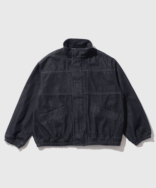 ADAM ET ROPE'(アダムエロペ)の「13oz デニムボマーブルゾン / ADAM ET ROPE' JEANS(ブルゾン・メンズ・ブラック系/ネイビー・L/M)」の12枚目の写真