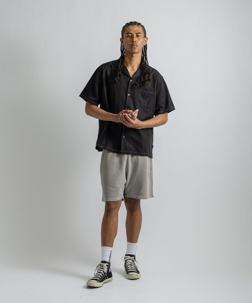 Saturdays NYC(サタデーズ ニューヨークシティ )の「Canty Stitch Color Shirt(シャツ/ブラウス・レディース・ブラック/オリーブ・L/M/S/XL)」の20枚目の写真