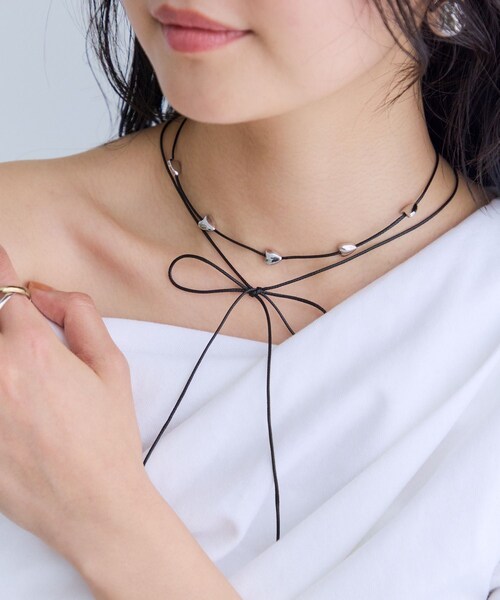 VIS(ビス)の「ハートコードステーションネックレス(ネックレス・レディース・シルバー・F)」の5枚目の写真