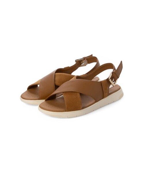 GEOX(ジェオックス)の「ジェオックス GEOX クロスベルトストラップサンダル (サンダル・レディース・BL/OG・35/22.5cm/36/23cm/37/23.5cm/38/24cm/39/24.5cm)」の7枚目の写真