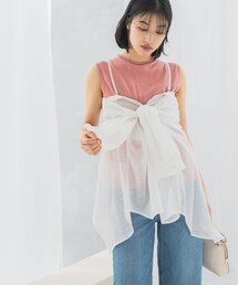 リネンタッチイージーケアオーバーシャツ