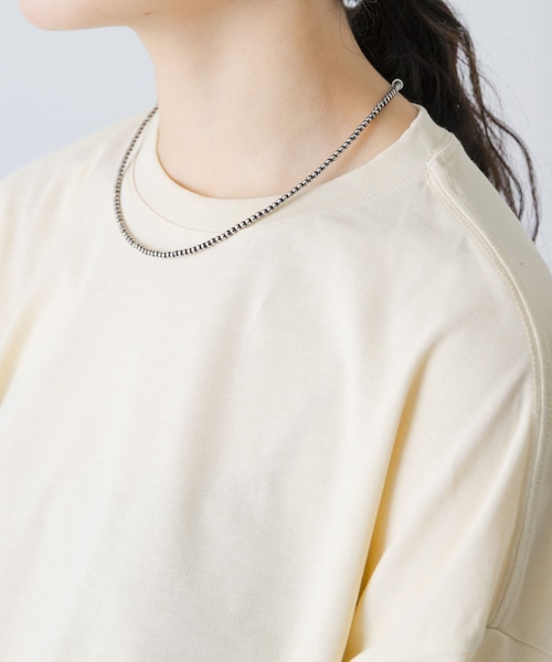 かぐれ（カグレ）の「ERICKA NICOLAS BEGAY　PLAIN DESIGN NECKLACE45（ネックレス・レディース・SHINY/OXIDIZED・45）」の3枚目の写真