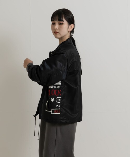 THE GOODLAND MARKET（ザグッドランドマーケット）の「SREU　Coach jacket（ブルゾン・レディース・GRAY1/BLACK1・M）」の18枚目の写真
