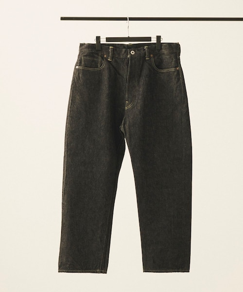 A PRESSE Washed Denim Wide Pants