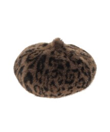 RESEXXY | レオパードデザインベレー帽(ハンチング/ベレー帽)