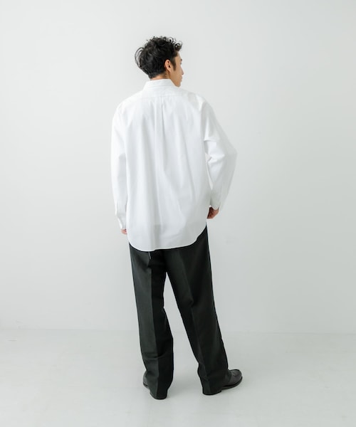 URBAN RESEARCH（アーバンリサーチ）の「『一部WEB限定カラー』THOMAS MASON OVER SHIRTS（シャツ/ブラウス・メンズ・WHITE/ROYAL/BROWN/BLACK/BLUE ST/S.GREEN・S/M/L/XL）」の17枚目の写真