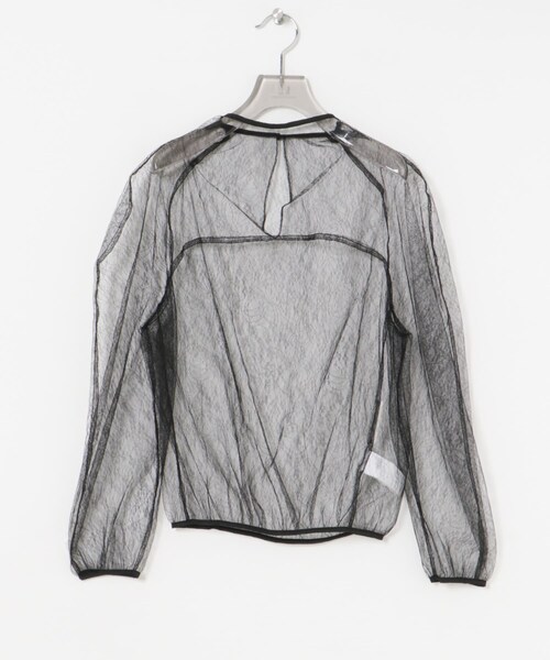 URBAN RESEARCH（アーバンリサーチ）の「AMOMENTO　SHEER LACE MOCK NECK TOP（Tシャツ/カットソー・レディース・BLACK/WHITE・0）」の10枚目の写真