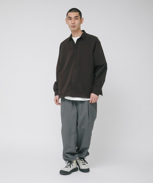 EKAL(エカル)の「『吸水速乾/通気性/軽量』DOT AIR LONG-SLEEVE SHIRTS(シャツ/ブラウス・メンズ・ネイビー/ブラウン/ブラック・M/L)」の20枚目の写真