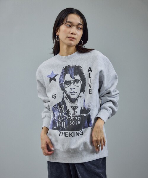 ADAM ET ROPE'（アダムエロペ）の「【COUTURE D'ADAM（クチュール ド アダム）】ビンテージスウェット photo（スウェット・レディース・グレー・38）」の3枚目の写真