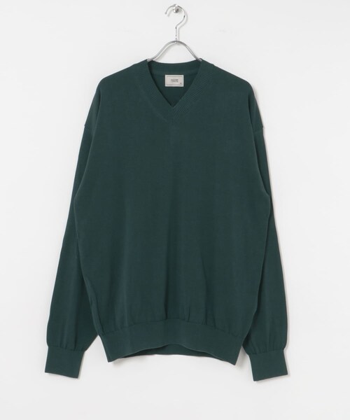 URBAN RESEARCH(アーバンリサーチ)の「ANOTHER OFFICE Current Silk V-neck Knit(ニット/セーター・メンズ・Mild Brown/Forest・1/2/3)」の19枚目の写真