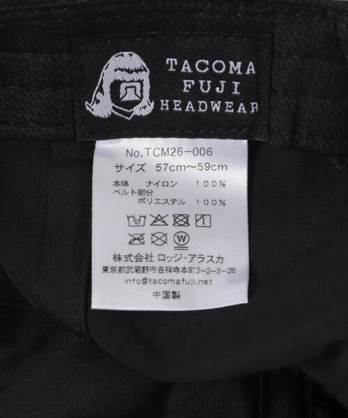 EKAL(エカル)の「TACOMA FUJI RECORDS ZEN RUNNER CAP 26(キャップ・メンズ・BLACK・One)」の8枚目の写真