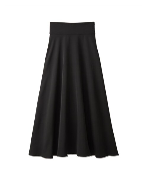 nissen（ニッセン）の「ハイウエストボリュームフレアスカート（スカート・レディース・グレージュ/黒・M/L）」の2枚目の写真