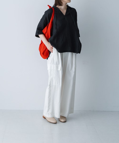 かぐれ（カグレ）の「コットンショルダーバッグ（ショルダーバッグ・レディース・GRAY/BLUE/RED・Free）」の19枚目の写真
