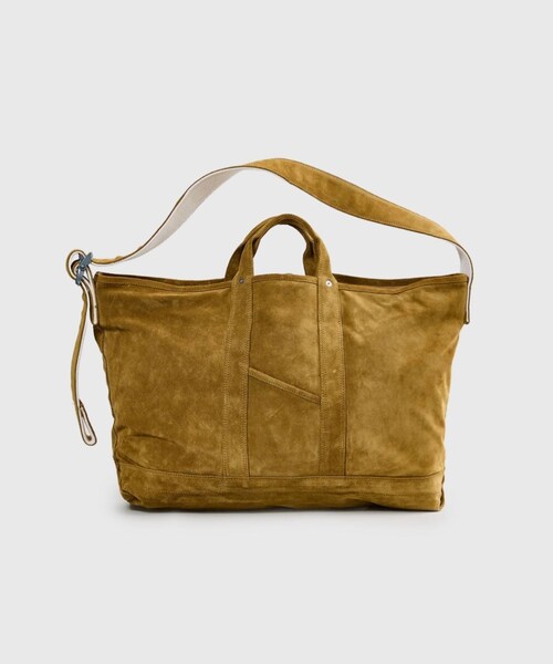 ADAM ET ROPE'（アダムエロペ）の「【NICENESS/ナイスネス】S.LEDZ（トートバッグ・メンズ・キナリ/キャメル・F）」の4枚目の写真