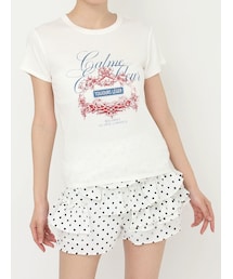 CALNAMUR | オーナメントモチーフプリントTシャツ(Tシャツ/カットソー)