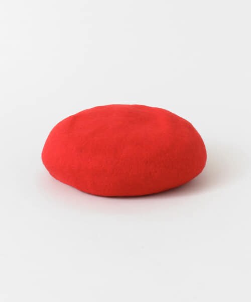 URBAN RESEARCH Sonny Label（アーバンリサーチサニーレーベル）の「リブ付きウールベレー帽∴（ハンチング/ベレー帽・レディース・ネイビー/ブラック/グレー/レッド・one）」の4枚目の写真