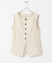 CHIGNON　麻ミックスジレトップス