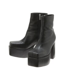 EVRIS | チャンキーヒールショートブーツ(ブーツ)