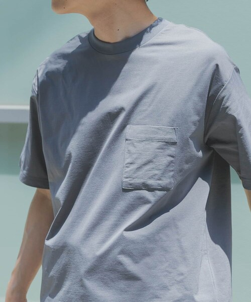 ITEMS URBANRESEARCH(アイテムズ アーバンリサーチ)の「接触冷感ハイストレッチTシャツ(シャツ/ブラウス・メンズ・CHA/WHT/NVY/BLK・M/L)」の5枚目の写真