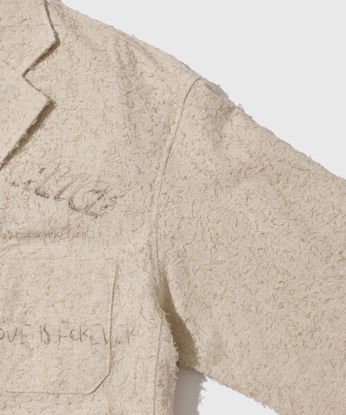 ADAM ET ROPE'（アダムエロペ）の「【KYOU/キョウ】ALICE GRAPHIC MEMORIAL JACKET（テーラードジャケット・メンズ・キナリ・1/2）」の5枚目の写真