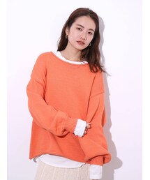 Ungrid | アウトリンキングクルーネックニット(ニット/セーター)