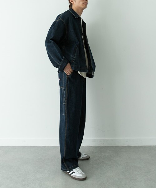 URBAN RESEARCH Sonny Label（アーバンリサーチサニーレーベル）の「『別注』RED KAP×Sonny Label　デニムジップブルゾン（デニムジャケット・メンズ・インディゴ/ワンウォッシュ・M/L）」の21枚目の写真