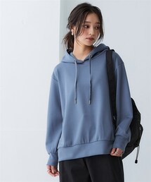 nissen | なめらかポンチ素材 プルパーカー(セットアップ可能)<大きいサイズ有>(パーカー)