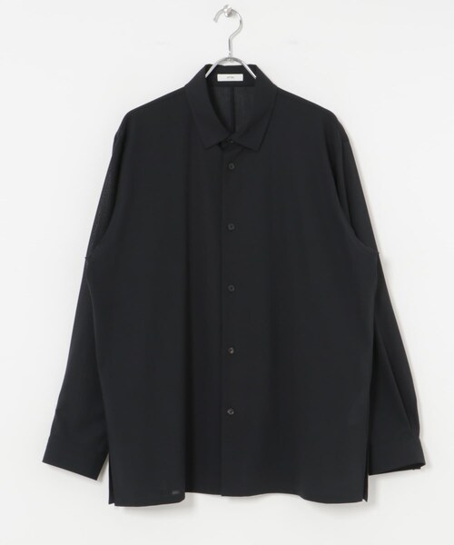 URBAN RESEARCH（アーバンリサーチ）の「『別注』ATON×URBAN RESEARCH　OVERSIZED SHIRTS（シャツ/ブラウス・メンズ・075NAV/IND/004CHA・4/6）」の22枚目の写真