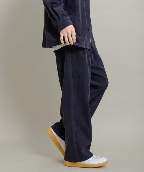 SENSE OF PLACE by URBAN RESEARCH（センスオブプレイスバイアーバンリサーチ）の「ブロックコーデュロイワイドスラックス（その他パンツ・メンズ・KHAKI/NAVY/BROWN・M/L）」の10枚目の写真