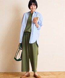 nissen | 大きいサイズカットソーデザインセットアップ(Tシャツ/カットソー)