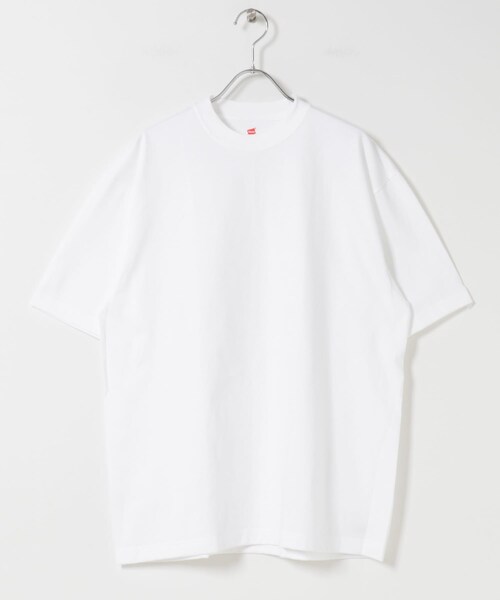 URBAN RESEARCH DOORS（アーバンリサーチドアーズ）の「『別注』HANES×DOORS　BEEFY-T DOORS FIT SHORT-SLEEVE（Tシャツ/カットソー・メンズ・ホワイト/ブラック/アッシュグレー/ブラウン/インディゴ/ネイビー・M/L/XL/XXL/XXXL）」の18枚目の写真