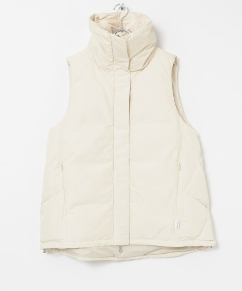THE GOODLAND MARKET（ザグッドランドマーケット）の「KWD　STAND COLLAR DOWN VEST（その他アウター・レディース・Ivory/Black・one）」の11枚目の写真