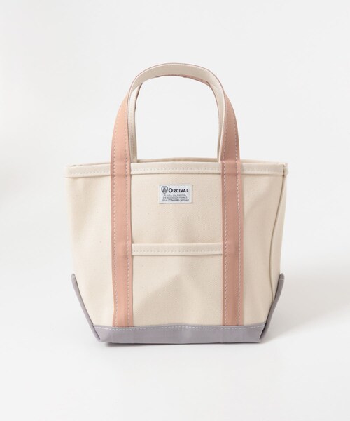 URBAN RESEARCH DOORS(アーバンリサーチドアーズ)の「ORCIVAL TOTE BAG SMALL(トートバッグ・レディース・ECR/CCL/PNK/GRY/BLU/GRY/ECR/PNK/ECR/GRN・One)」の2枚目の写真