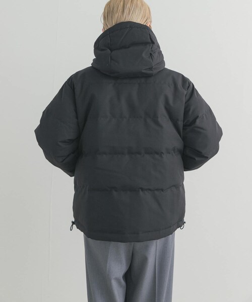 URBAN RESEARCH DOORS（アーバンリサーチドアーズ）の「DANTON　DOWN HOODED JACKET（その他アウター・レディース・BLACK/LT.BEIGE/IVORY/DK.BROWN・XS/S）」の16枚目の写真