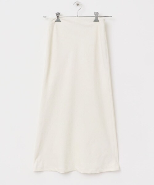 URBAN RESEARCH ROSSO（アーバンリサーチロッソ）の「接触冷感リネン混バイヤススカート（スカート・レディース・CHARCOAL/OFF/LIME・36/38）」の10枚目の写真