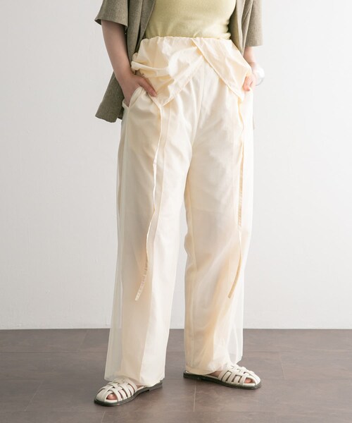 KBF（ケイビーエフ）の「2WAYチュールレイヤードサロペット（サロペット/オーバーオール・レディース・NAVY/IVORY・one）」の12枚目の写真