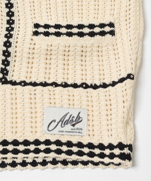 URBAN RESEARCH（アーバンリサーチ）の「Andersson Bell　UNI NEW F/CLR CARDIGAN（カーディガン/ボレロ・メンズ・ECRU/BLACK・L）」の15枚目の写真