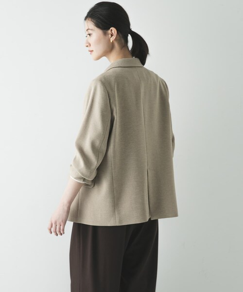 URBAN RESEARCH（アーバンリサーチ）の「リネンライクテーラードジャケット（テーラードジャケット・レディース・BEIGE/BLACK・36/38）」の15枚目の写真