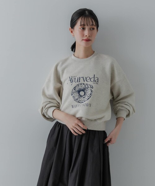URBAN RESEARCH(アーバンリサーチ)の「『別注』WAVEUNION×URBAN RESEARCH SWEAT SHIRTS(スウェット・レディース・H GRAY/OATMEAL/NAVY・One)」の16枚目の写真