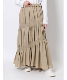 merry jenny | ギャザーギャザーアシメロングスカート(スカート)