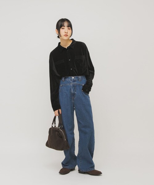 KBF（ケイビーエフ）の「ドロップファスナーデザインボストンBAG（ボストンバッグ・レディース・D.BROWN/BEIGE・One）」の9枚目の写真